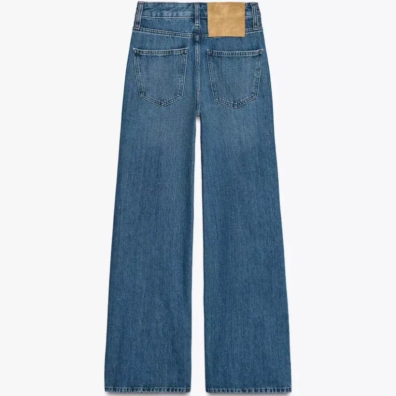Jeans Leg tiro medio