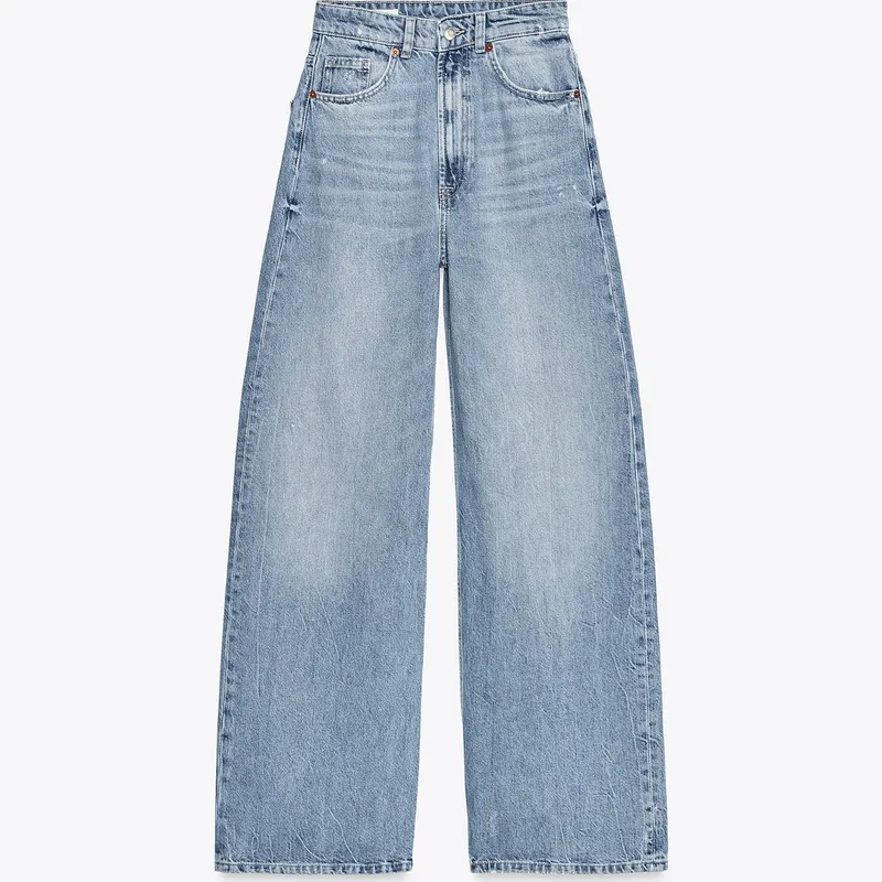 Jeans TRF Extra Wide Leg Tiro Alto