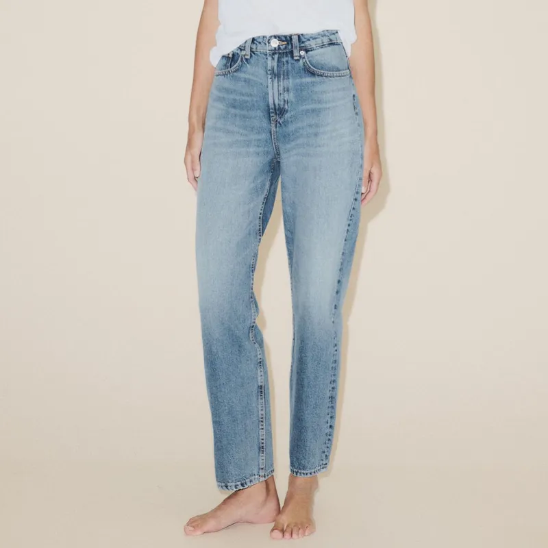Jeans TRF Mom Fit Tiro Alto