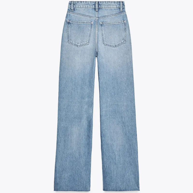 Jeans TRF Wide Leg Tiro Alto