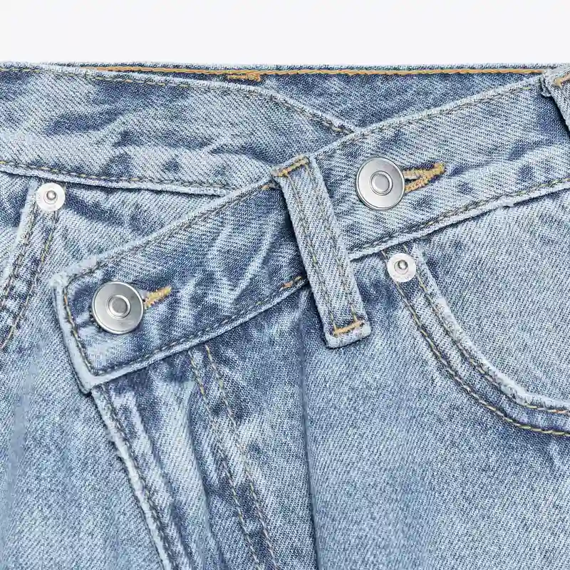 Jeans TRF Wide Leg Cintura Cruzada