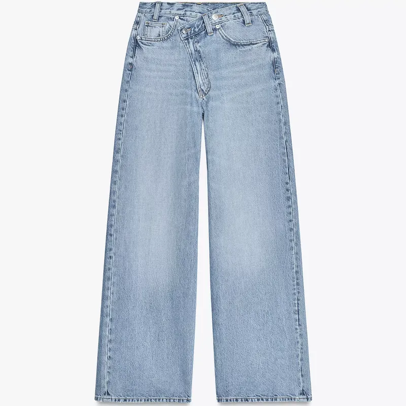 Jeans TRF Wide Leg Cintura Cruzada