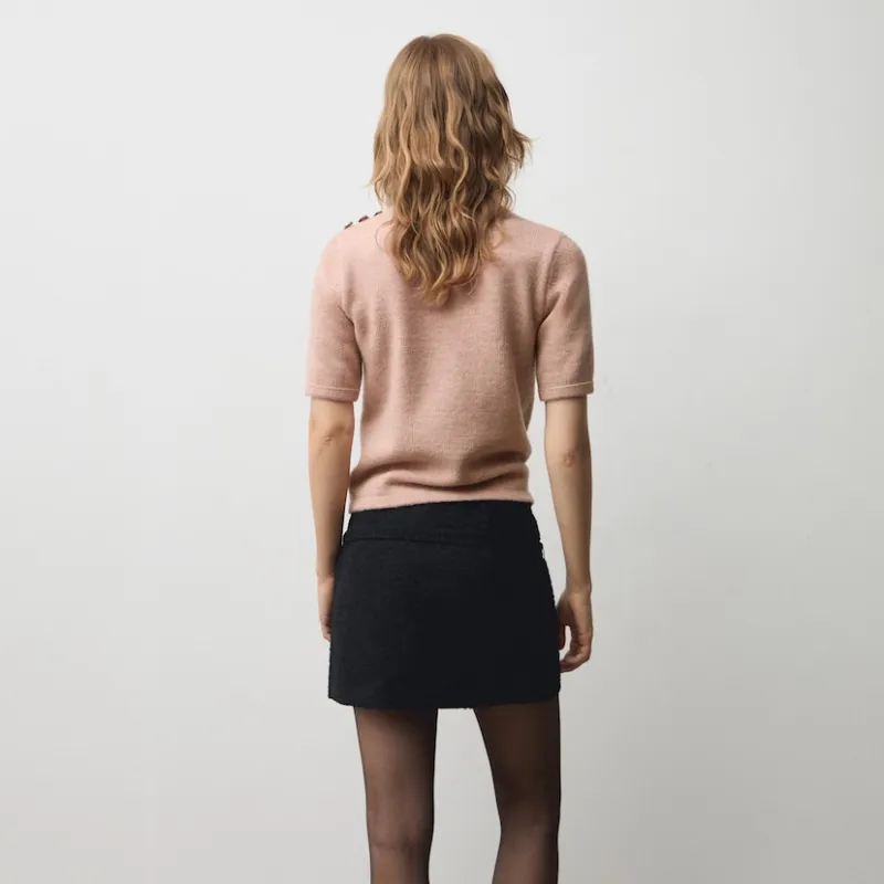 Jersey cuello perkins manga corta