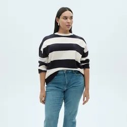 Jersey rayas cuello redondo 