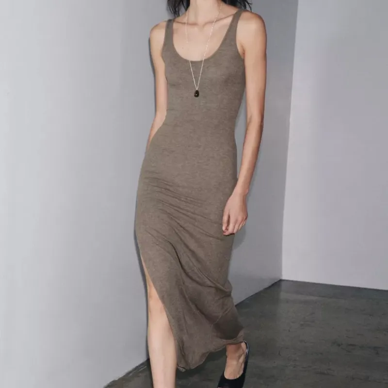 Vestido largo tirantes