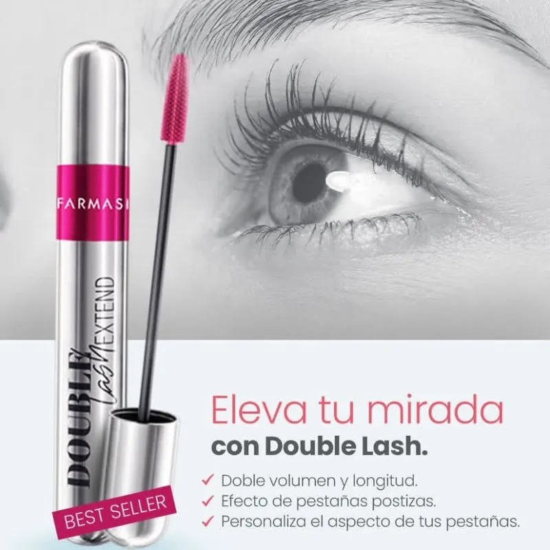 Máscara de pestañas (Double lash)