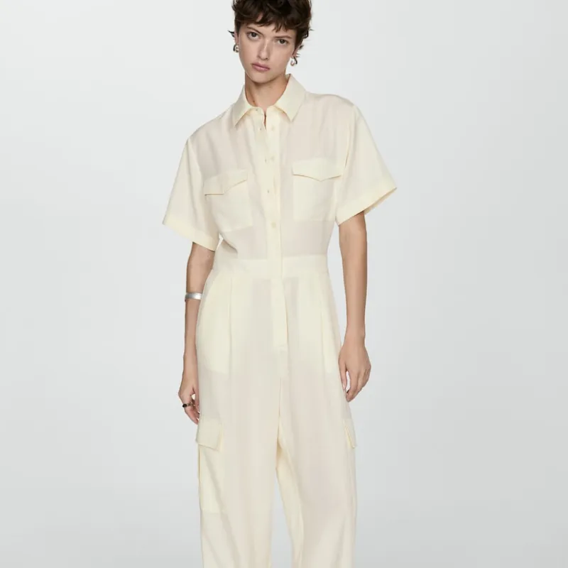 Mono pantalón bolsillos