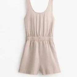 Mono short lino cruzado espalda