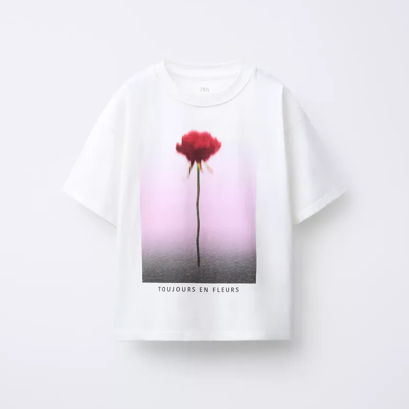 Camiseta Cartel Flor