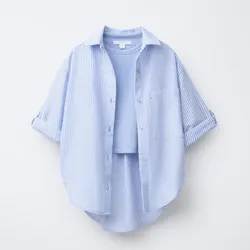 Pack camisa Oxford con camiseta rib 