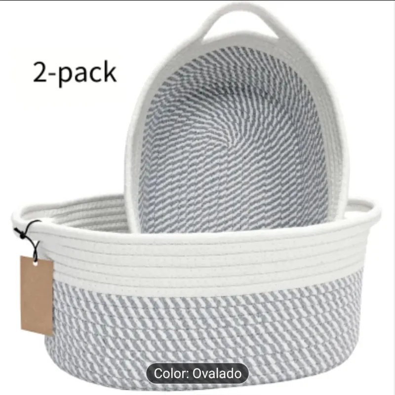 Pack de 2 Cestas Ovaladas