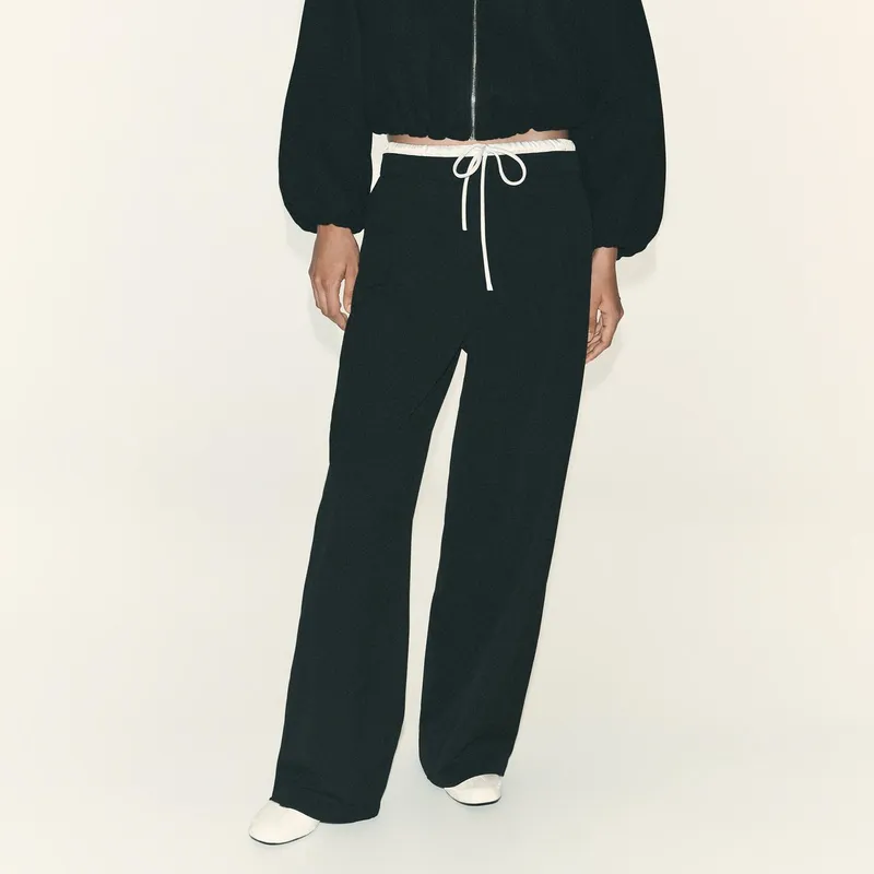 Pantalón Ancho Cintura Doble
