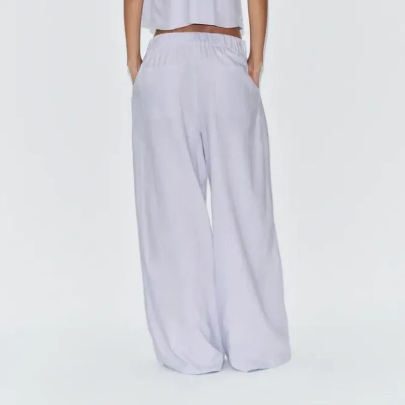 Pantalón Ancho Lino