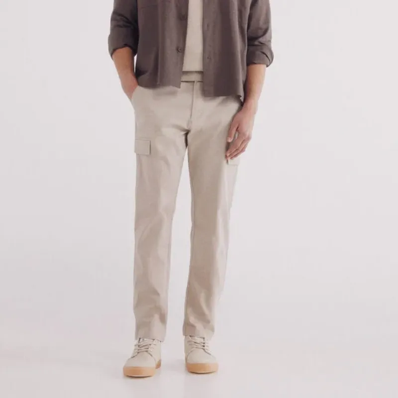 Pantalón chino cargo slim fit