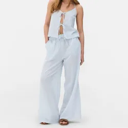 Pantalón Cintura Elástico Playero