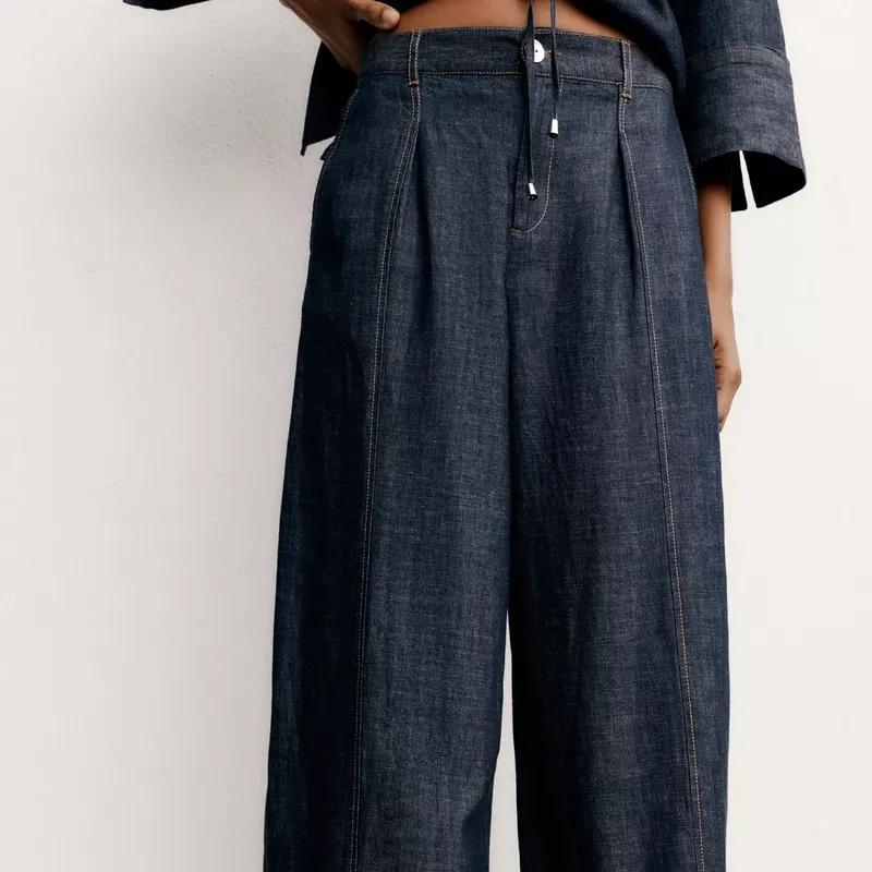 Pantalón Conjunto con Lino