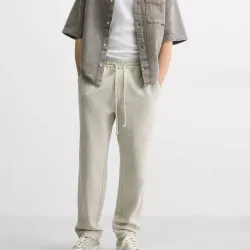 Pantalón de Algodon-Lino