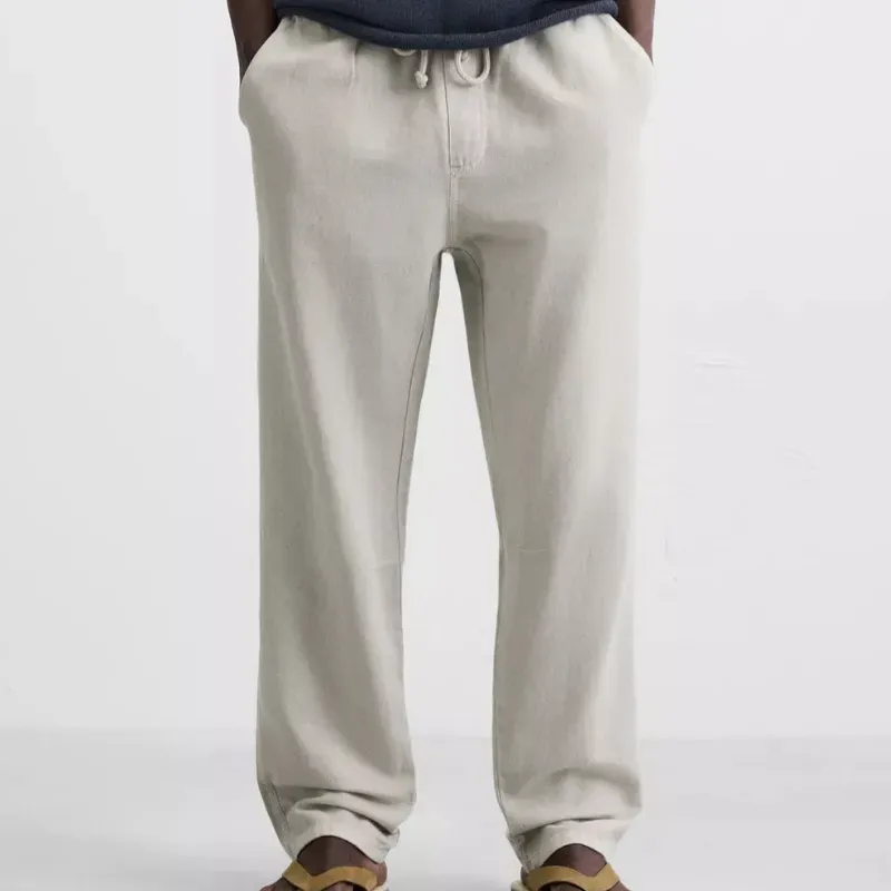 Pantalón de Algodón-Lino