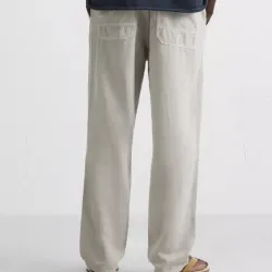 Pantalón de Algodón-Lino