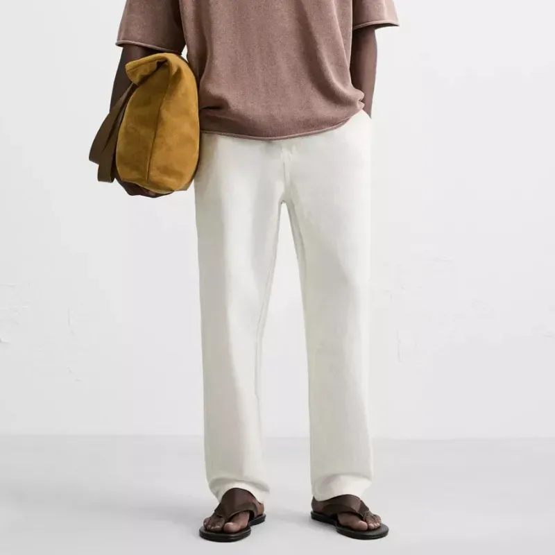 Pantalón de Algodón-Lino