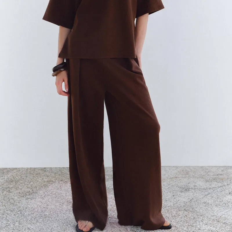 Pantalón Interlook Wide Leg