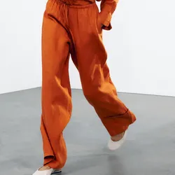 Pantalón Palazzo lino 100% ZW Collection