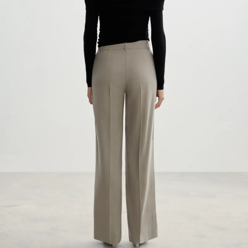 Pantalón pinzas wideleg