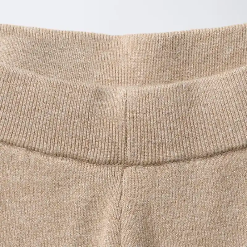 Pantalón punto wide leg