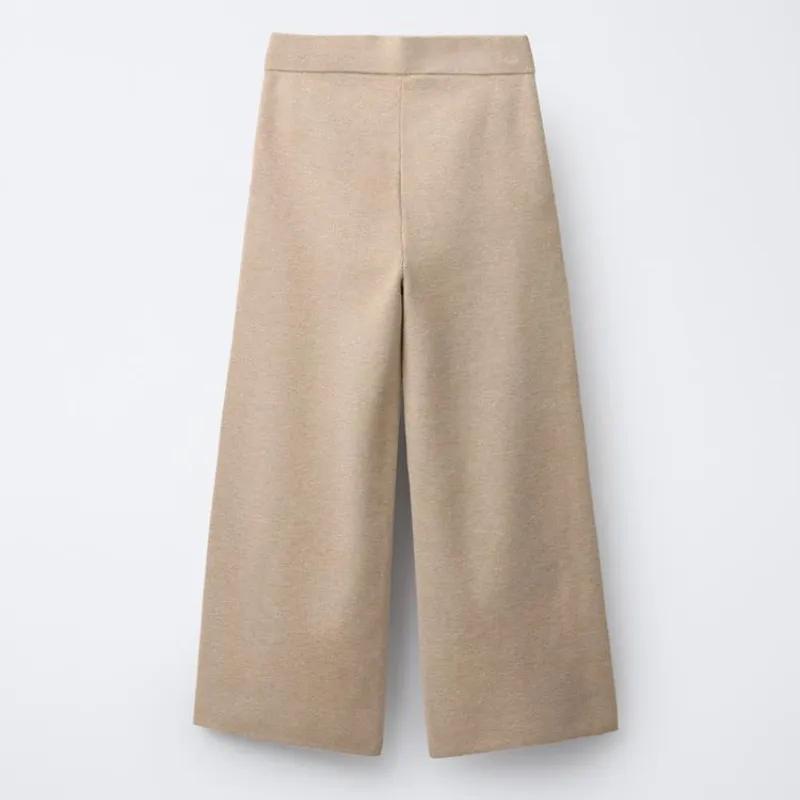 Pantalón punto wide leg