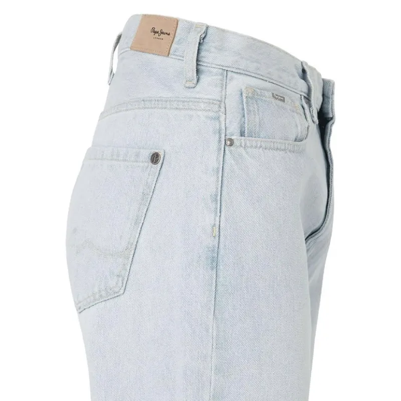Pantalón recto con rotos