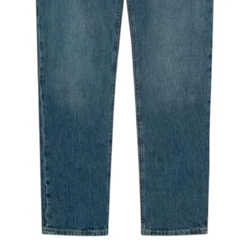 Pantalón vaquero slim verdoso fit