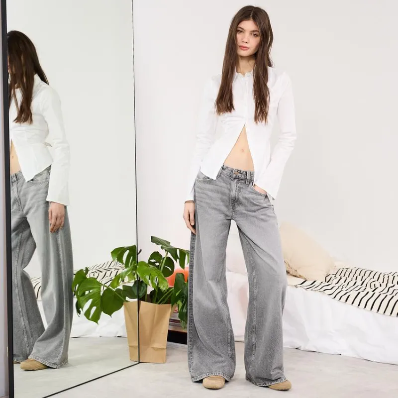Pantalón wide leg