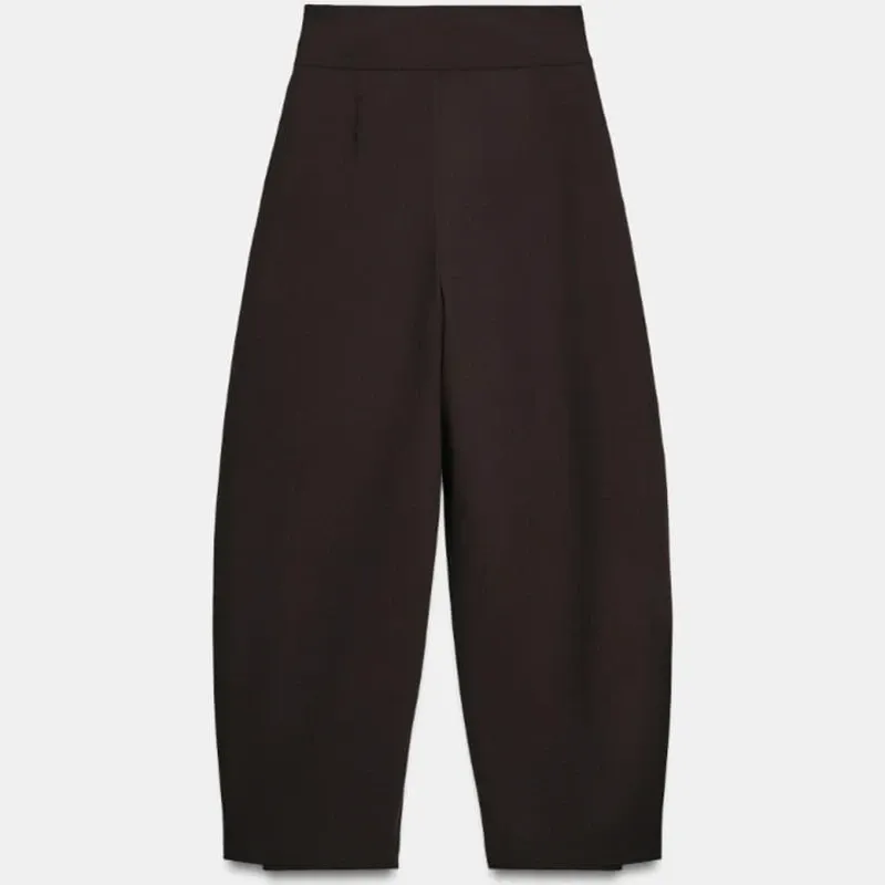 Pantalón Wide-Leg Pliegues