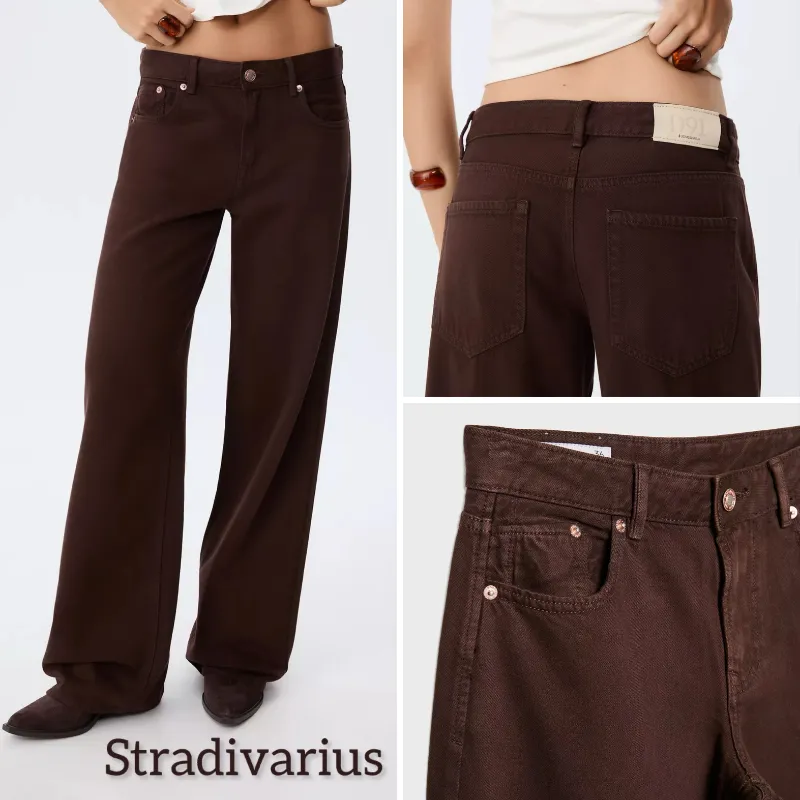 Pantalón wide tiro alto