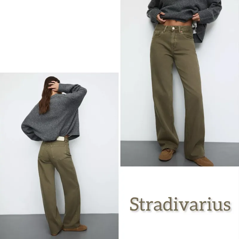 Pantalón wide tiro alto