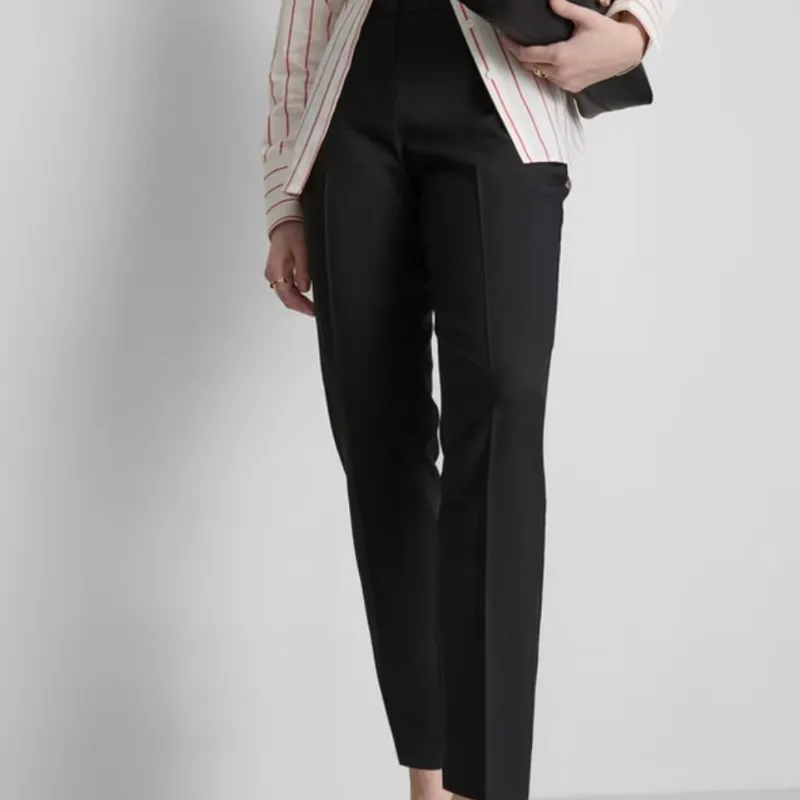 Pantalones Elásticos Plisados