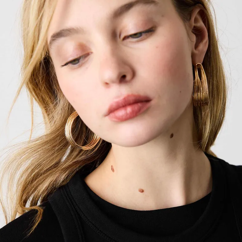 Pendientes Argollas Doradas
