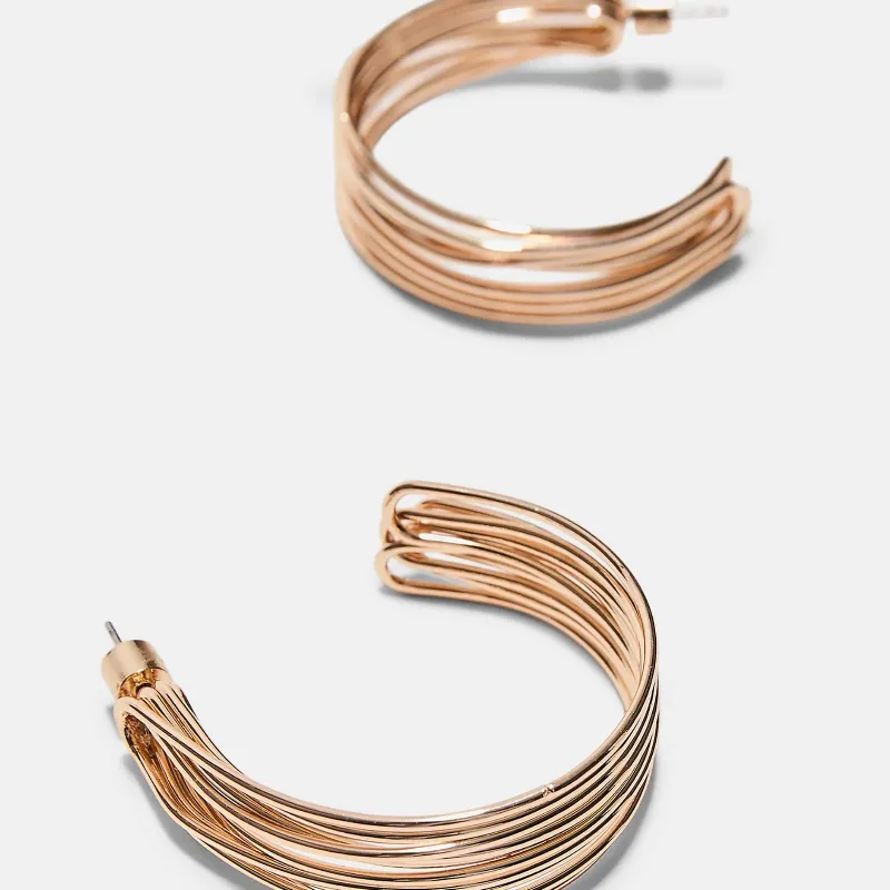 Pendientes Argollas Doradas