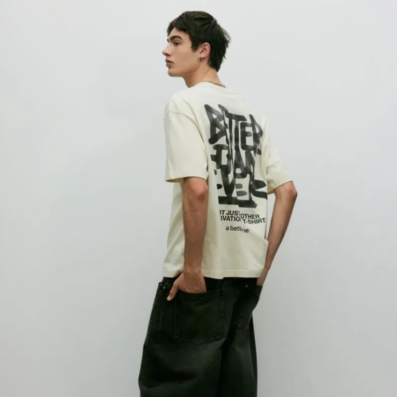 Playera loose fit con diseño