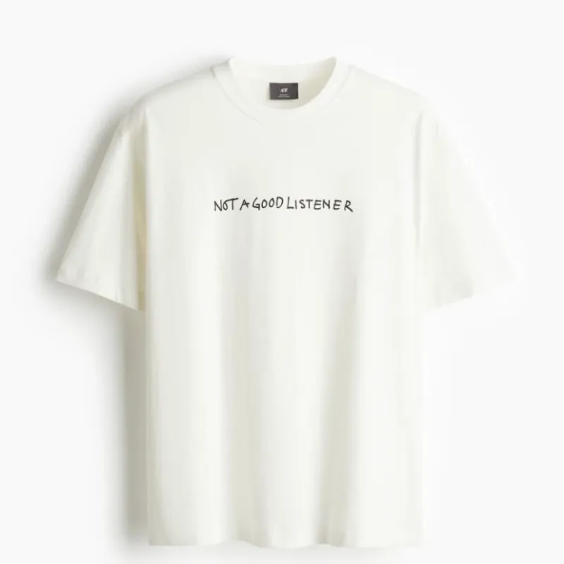 Playera loose fit con diseño