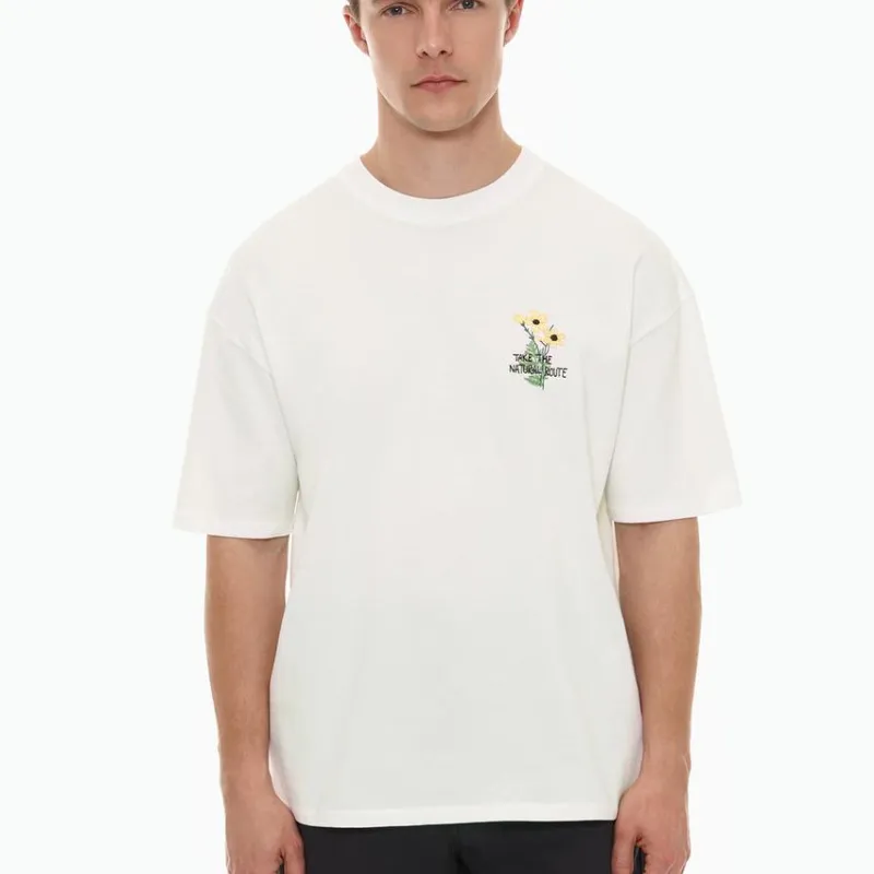 Playera oversize bordado