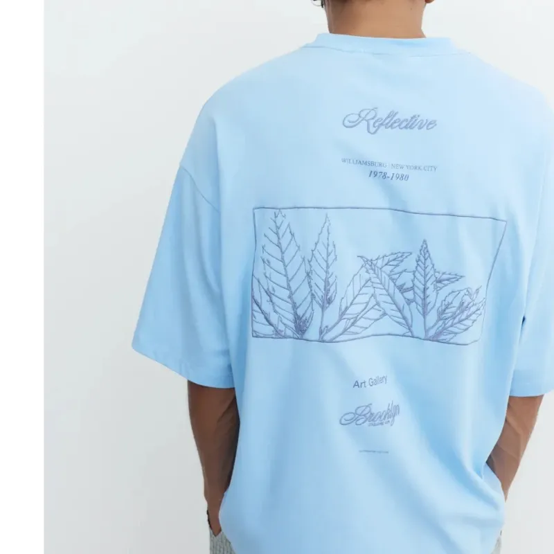 Playera relaxed fit bordado