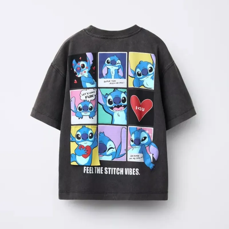 Camiseta Efecto Lavado Stitch