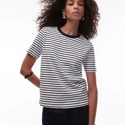 Pullover de rayas largo