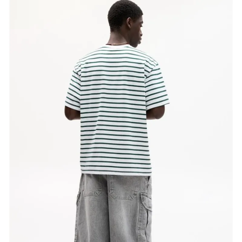 Pullover de rayas manga corta