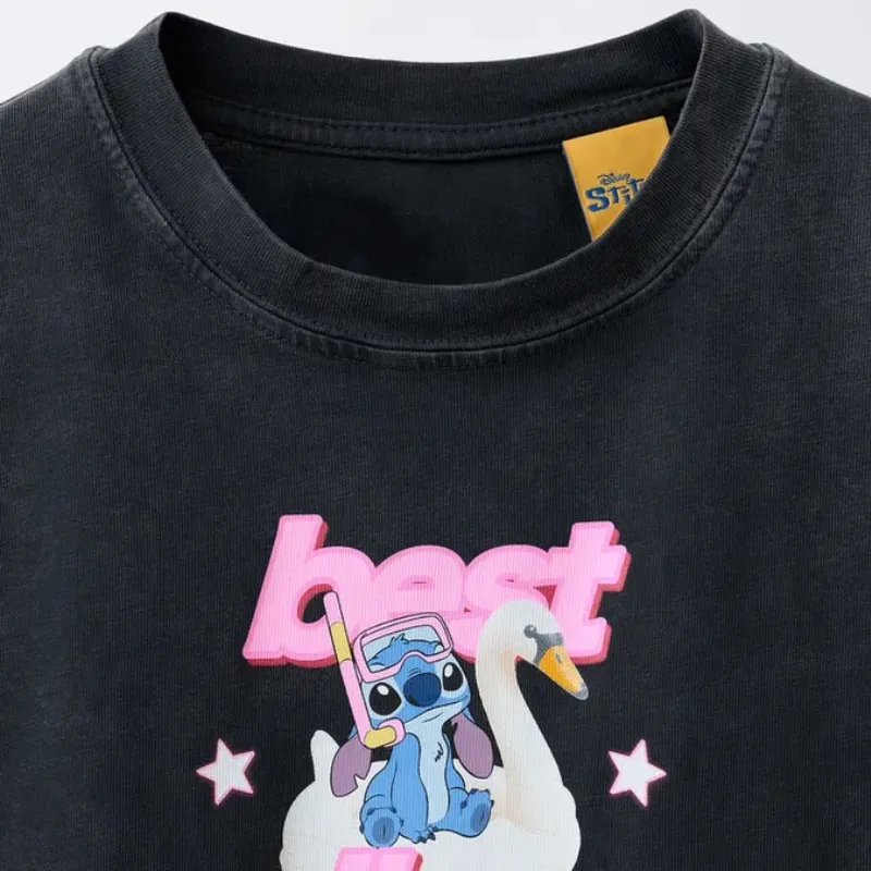 Camiseta Efecto Lavado Stitch