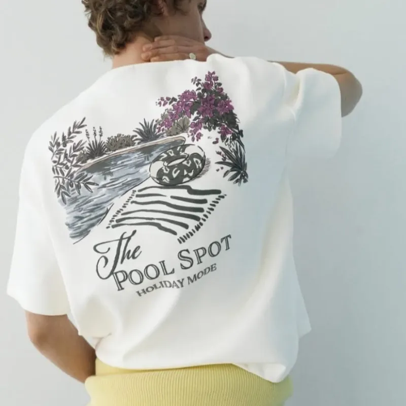 Pullover detalle gráfico Pool