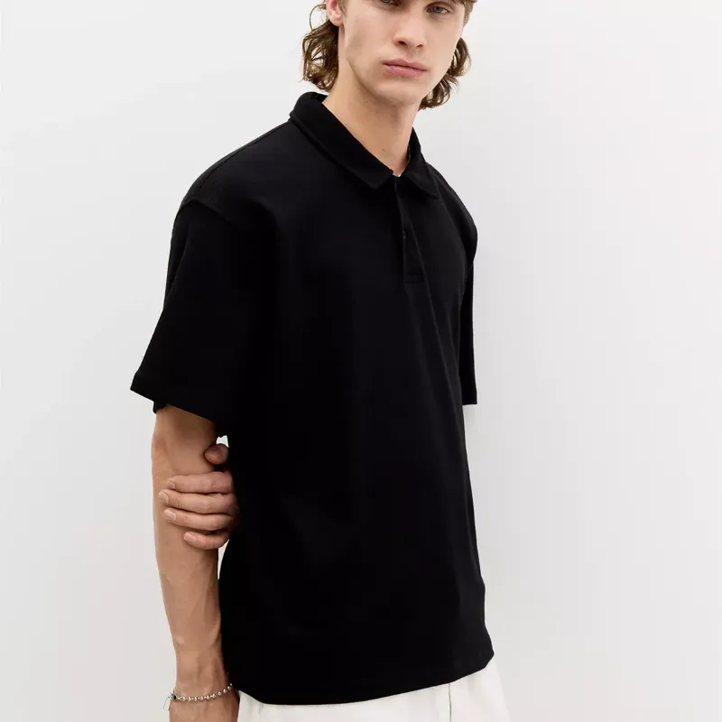 Pullover estilo polo de cuello