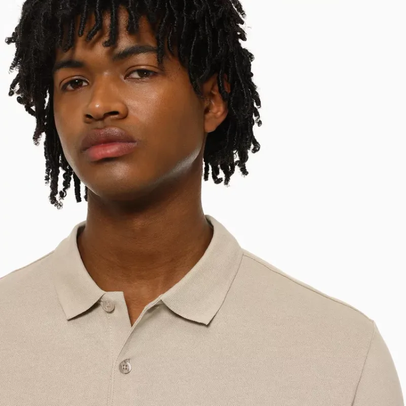 Pullover estilo polo de cuello