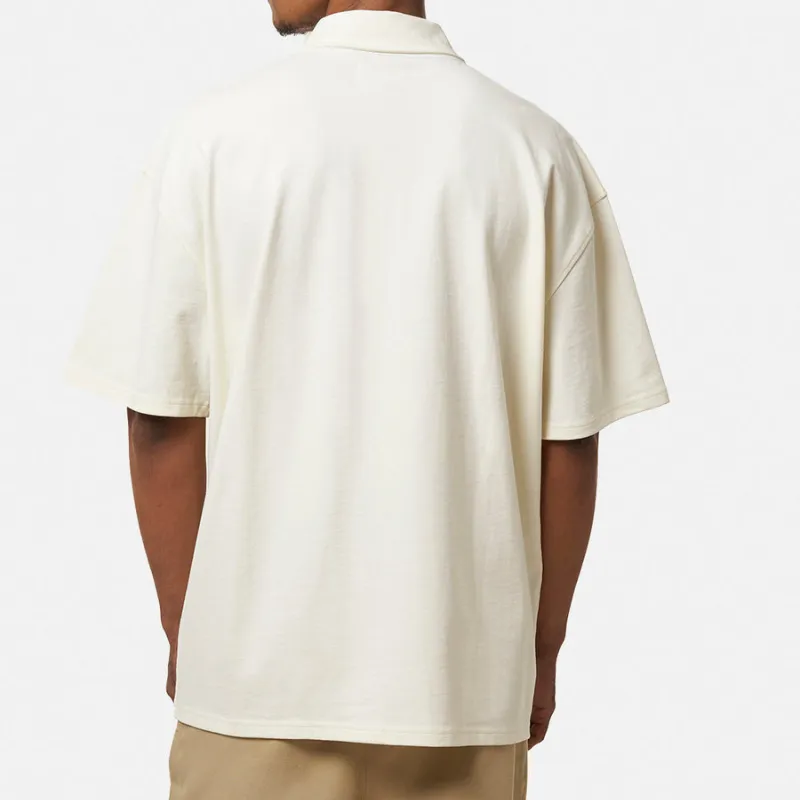 Pullover men oversize crema